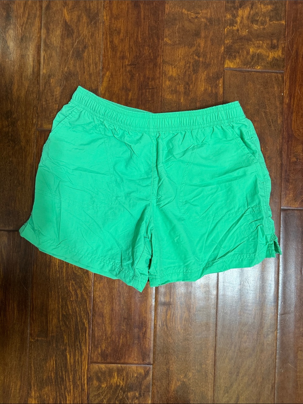 Columbia Bright Green Athletic Pull-On Shorts
